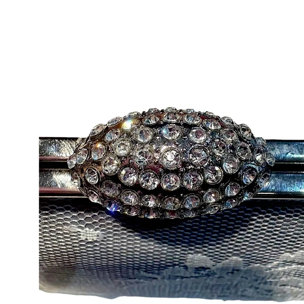 Ella Winston Chantilly Lace Clutch Bag